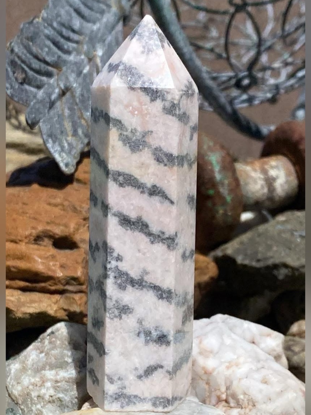 Pink Zebra Jasper Point
